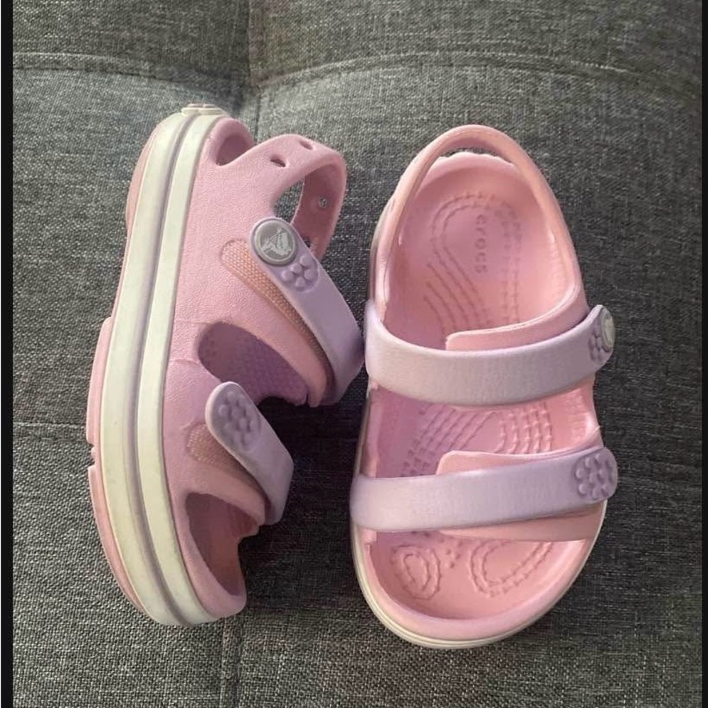 CROCS toddler Crocband cruiser sandal
